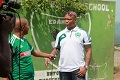 Edamini school visit Mpho Dintwa